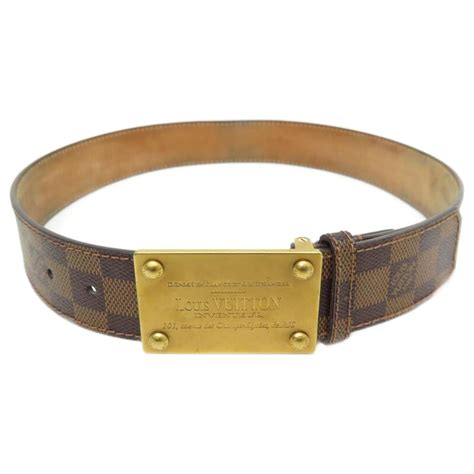 ceinture louis vuitton inventeur|authentic louis vuitton belts.